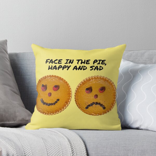 Item preview, FACE IN THE PIE, HAPPY AND SAD designed and sold by TechLaughs.