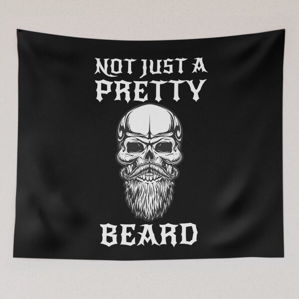 Item preview, Not Just a Pretty Beard  designed and sold by LiToDesignCo.