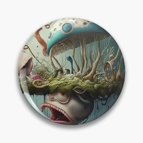 Item preview, Weird bizarre art design with a funny creature designed and sold by mrlongfield.