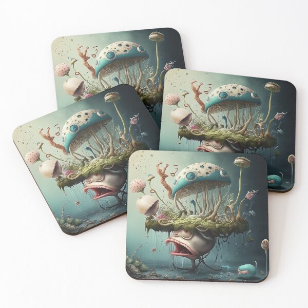 Item preview, Weird bizarre art design with a funny creature designed and sold by mrlongfield.