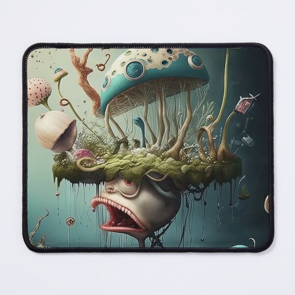 Item preview, Weird bizarre art design with a funny creature designed and sold by mrlongfield.