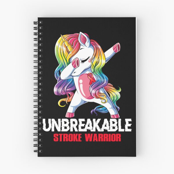 Item preview, Stroke Awareness - Unicorn Stroke Warrior Ribbon UNBREAKABLE designed and sold by Fernandezf.