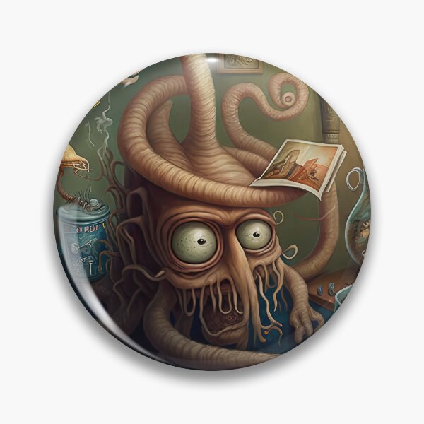 Item preview, Weird bizarre art design with a funny creature designed and sold by mrlongfield.