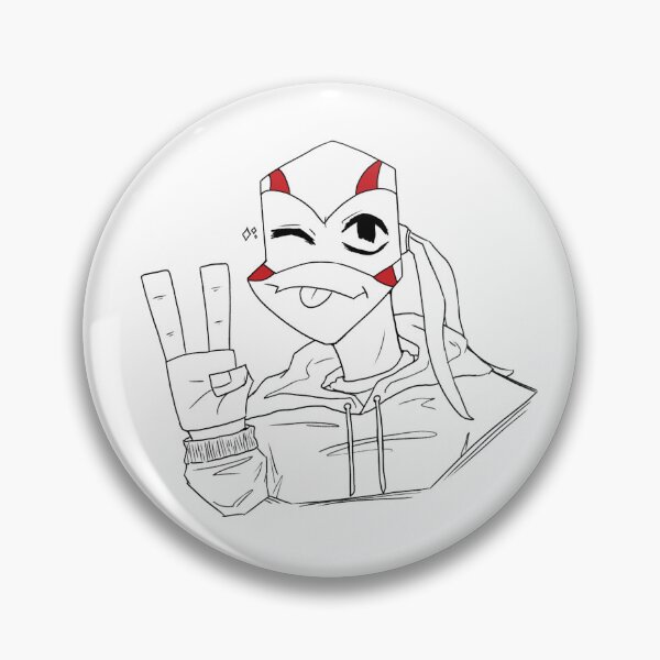 Item preview, subida leo b & w pin designed and sold by juiceboxer.