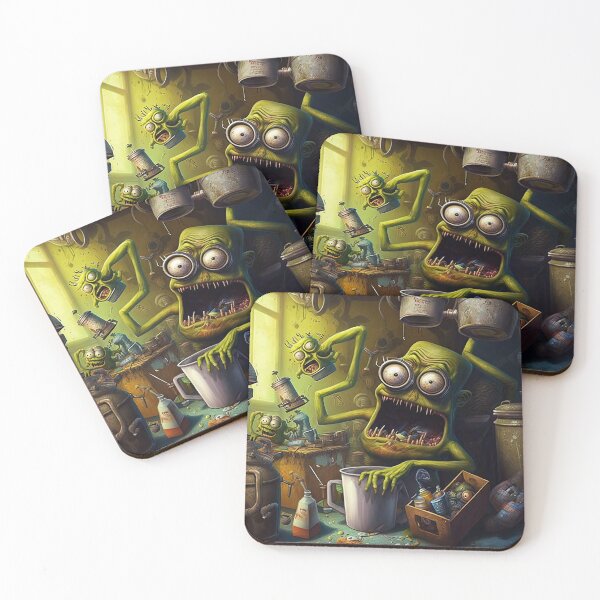 Item preview, Weird bizarre art design with a funny creature designed and sold by mrlongfield.