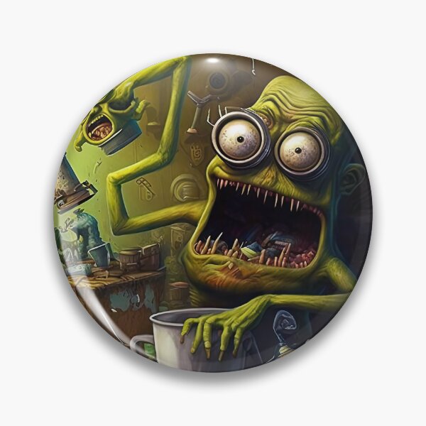 Item preview, Weird bizarre art design with a funny creature designed and sold by mrlongfield.