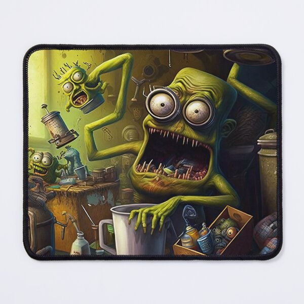 Item preview, Weird bizarre art design with a funny creature designed and sold by mrlongfield.