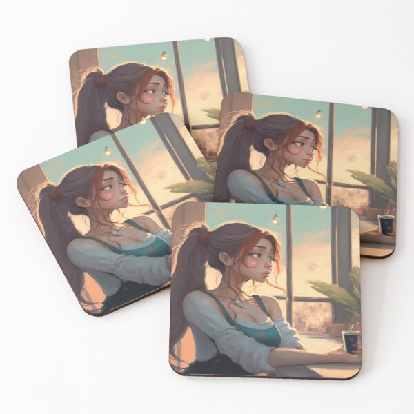 Item preview, girl at cafe designed and sold by Yggdrazil.