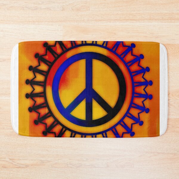 Item preview, PEACE HANDS AROUND THE GLOBE VIVID designed and sold by EdwardMonet.