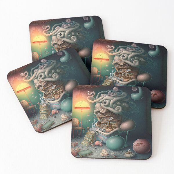 Item preview, Weird bizarre art design with a funny creature designed and sold by mrlongfield.