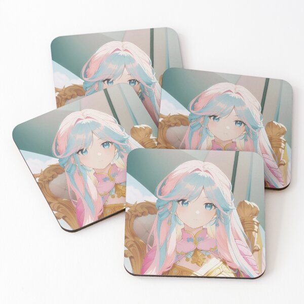 Item preview, Golden Anime Knight Girl designed and sold by PristineJenkins.