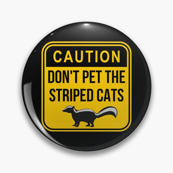 Item preview, Caution: Don't pet the striped cats designed and sold by Caregiverology.