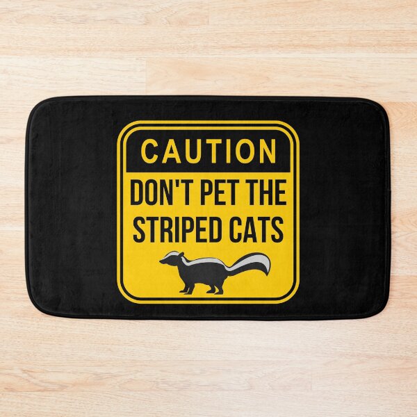 Item preview, Caution: Don't pet the striped cats designed and sold by Caregiverology.