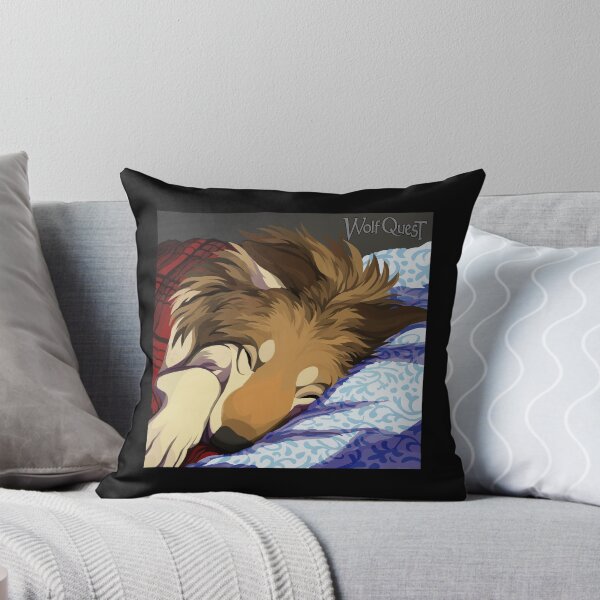 WolfQuest Goldilocks Throw Pillow