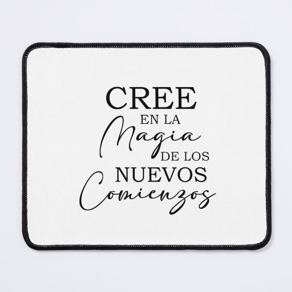 Item preview, Cree en la magia de los nuevos comienzos, Spanish Quote designed and sold by Aryam Quotes.