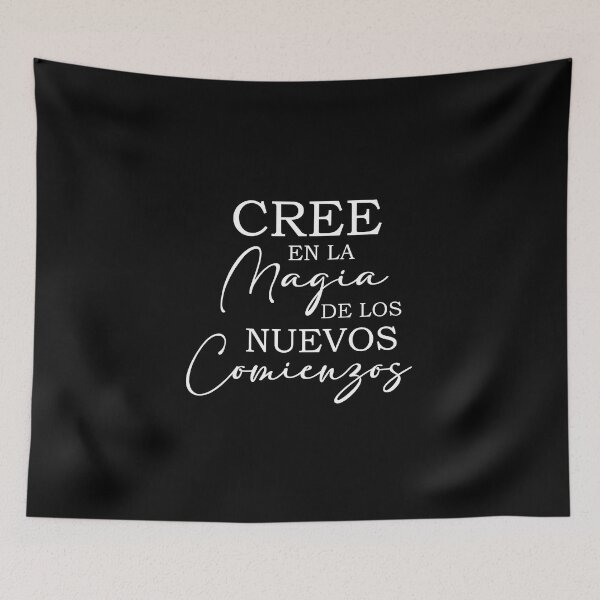 Item preview, Cree en la magia de los nuevos comienzos, Cita en español designed and sold by Aryam Quotes.