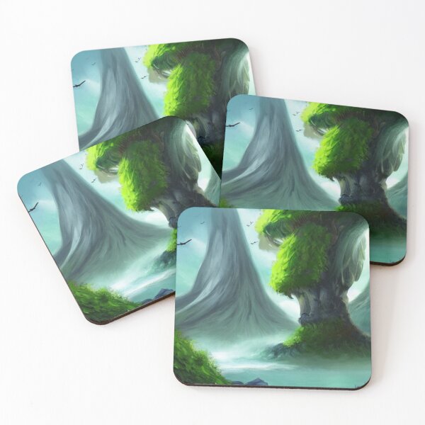 Item preview, Magic Green forest art 2023 (v3) designed and sold by cardia1991.