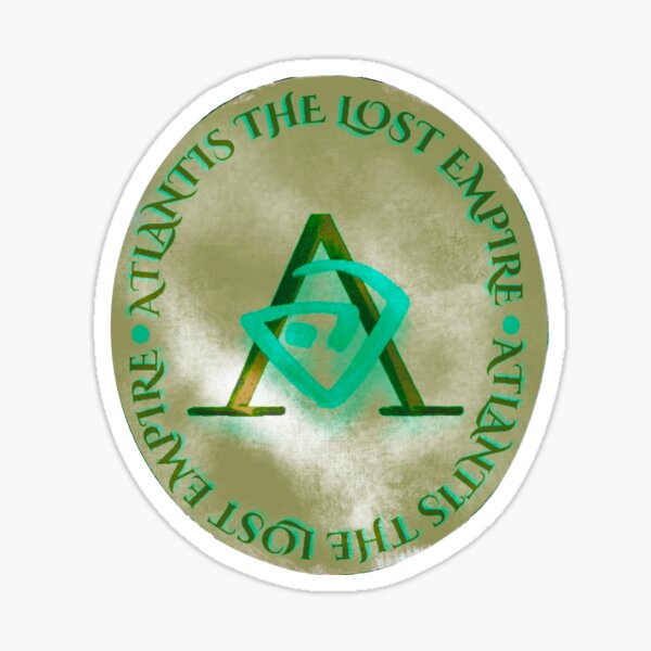 "Atlantis the lost empire Vintage apparel" Sticker for Sale by