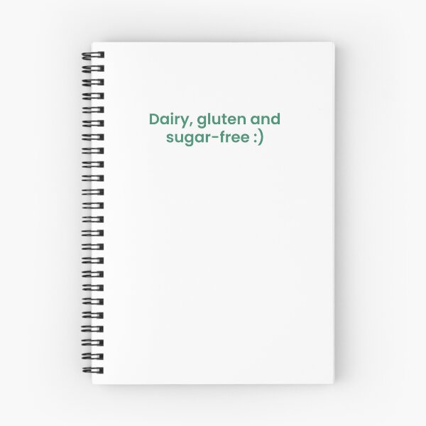 Item preview, Dairy, gluten and sugar free designed and sold by lettersbysid.