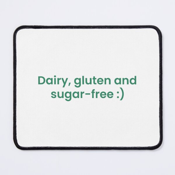 Item preview, Dairy, gluten and sugar free designed and sold by lettersbysid.