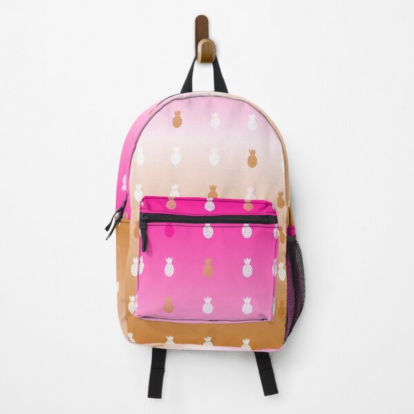 Item preview, Lavender Blush Pineapple on Ochre Process Magenta Background designed and sold by TechsQuickArt.