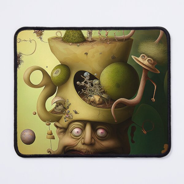 Item preview, Weird bizarre art design with a funny creature designed and sold by mrlongfield.