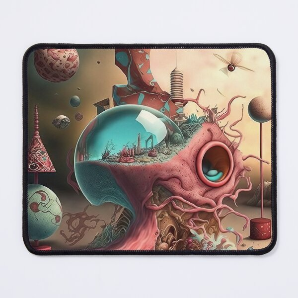 Item preview, Weird bizarre art design with a funny creature designed and sold by mrlongfield.