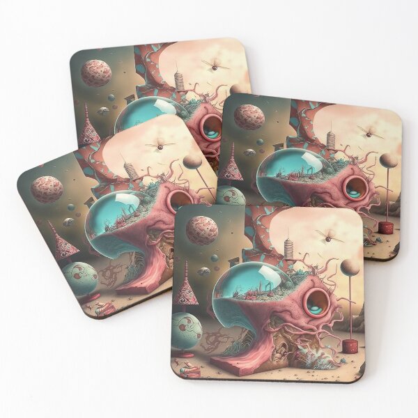 Item preview, Weird bizarre art design with a funny creature designed and sold by mrlongfield.