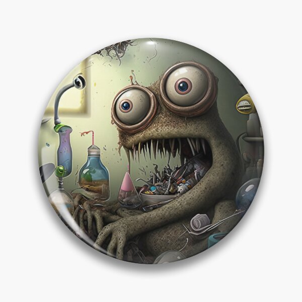 Item preview, Weird bizarre art design with a funny creature designed and sold by mrlongfield.