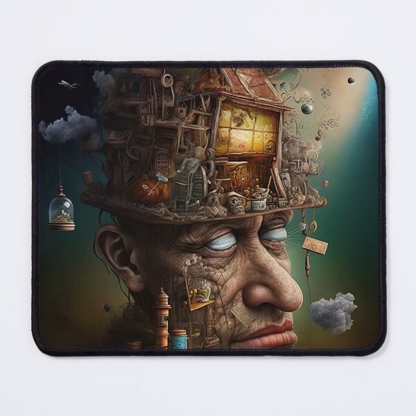 Item preview, Weird bizarre art design with a funny creature designed and sold by mrlongfield.
