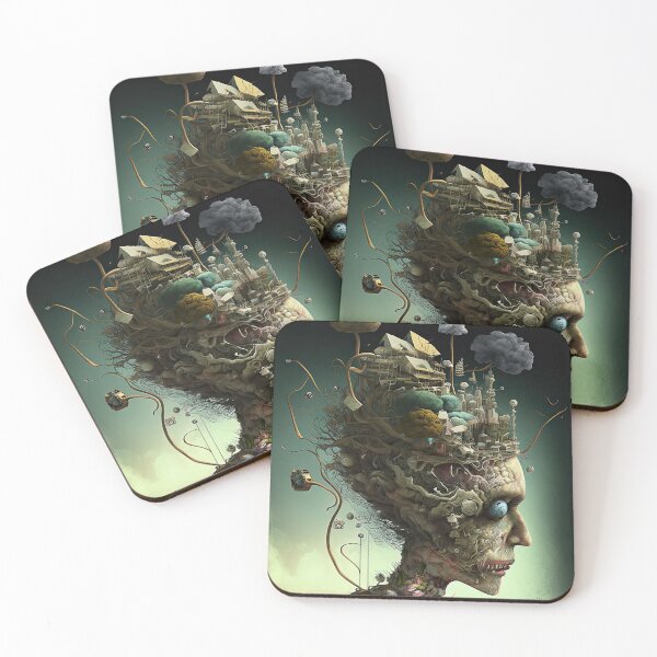 Item preview, Weird bizarre art design with a funny creature designed and sold by mrlongfield.