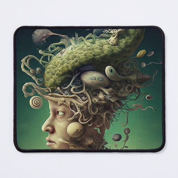 Item preview, Weird bizarre art design with a funny creature designed and sold by mrlongfield.