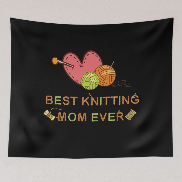 Item preview, Best Knitting Mom Ever, Knitting Crochet Lover Gift designed and sold by HURLEYS.