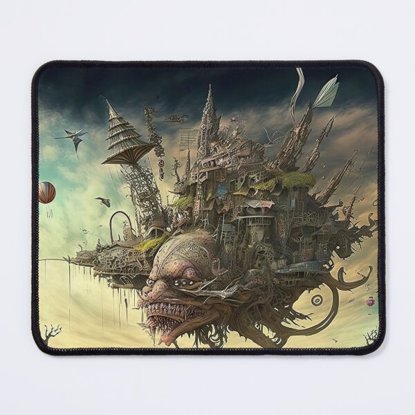 Item preview, Weird bizarre art design with a funny creature designed and sold by mrlongfield.
