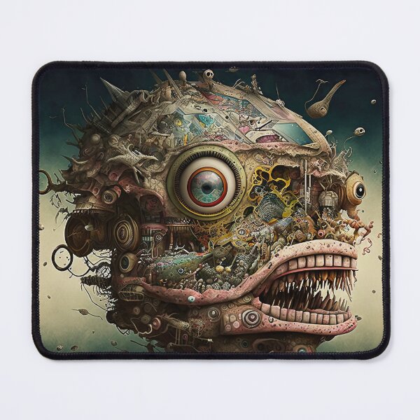 Item preview, Weird bizarre art design with a funny creature designed and sold by mrlongfield.