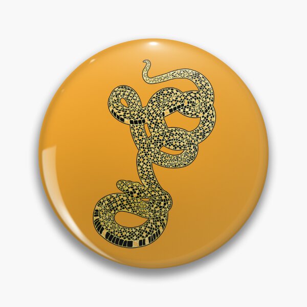 Artikelvorschau, Schlangenkunst - Reptilienliebhaber, Gold und schwarze Schlange entworfen und verkauft von LaRoach Digital Arts.