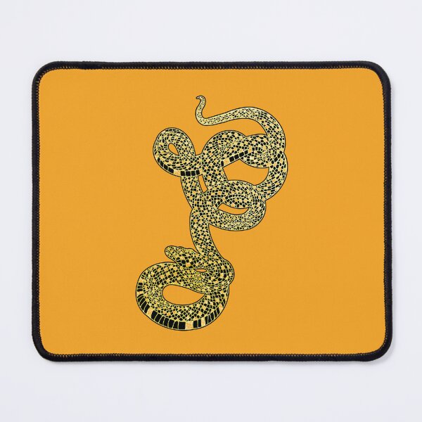 Item preview, Snake Art - Reptile Lover, Gold and Black Snake designed and sold by LaRoach Digital Arts.