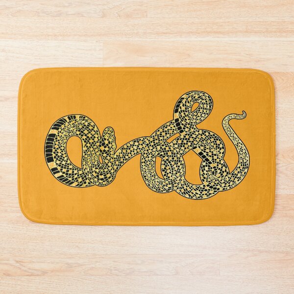 Item preview, Snake Art - Reptile Lover, Gold and Black Snake designed and sold by LaRoach Digital Arts.