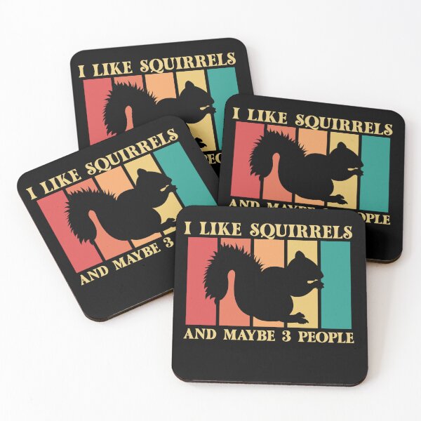 Item preview, I Like Squirrels And Maybe 3 People designed and sold by Adam-the-maker.