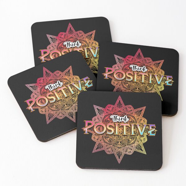 Item preview, Think positive - think positive mandala designed and sold by Milamara.