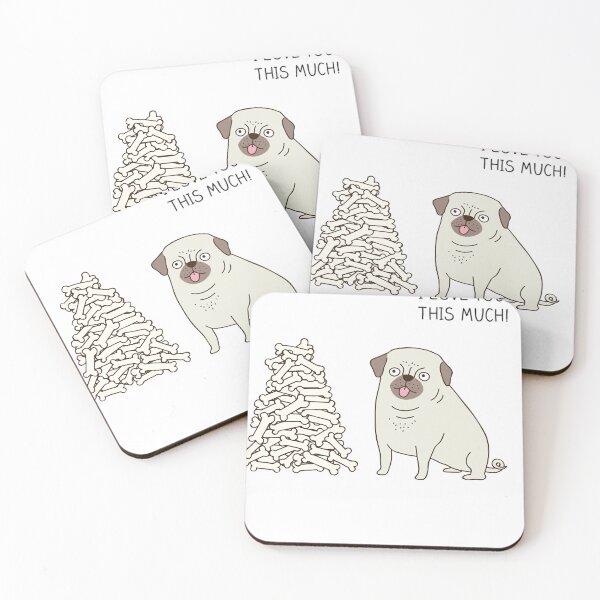 Item preview, pugs love designed and sold by JuriWolff.