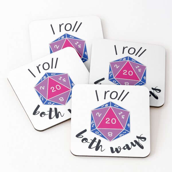 Item preview, Bisexual Pride 20 Sided Dice DnD Design designed and sold by TheDragonsBag.