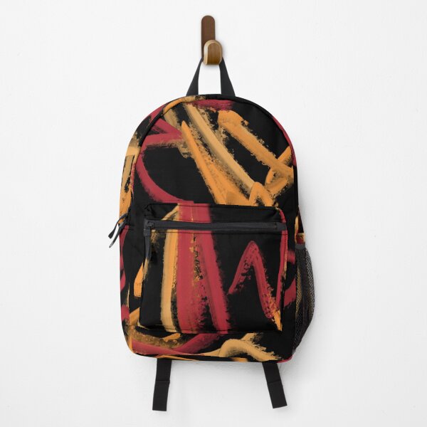 Item preview, Flames Fire Doodle Scribble Red Orange Yellow Abstract Oil Pastel designed and sold by hopecope.