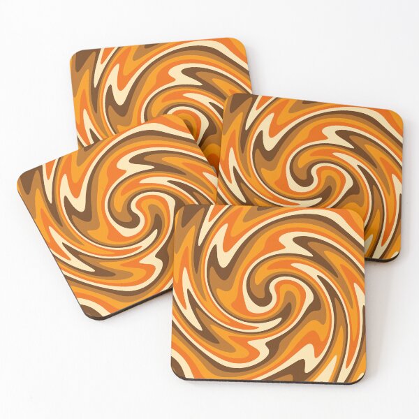 Item preview, Swirl Retro 70s Abstract Pattern Psychedelia designed and sold by trajeado14.