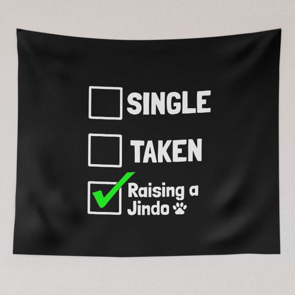 Item preview, Single Taken Raising a Jindo Puppy Dog Gift  designed and sold by Guarddogdrive.