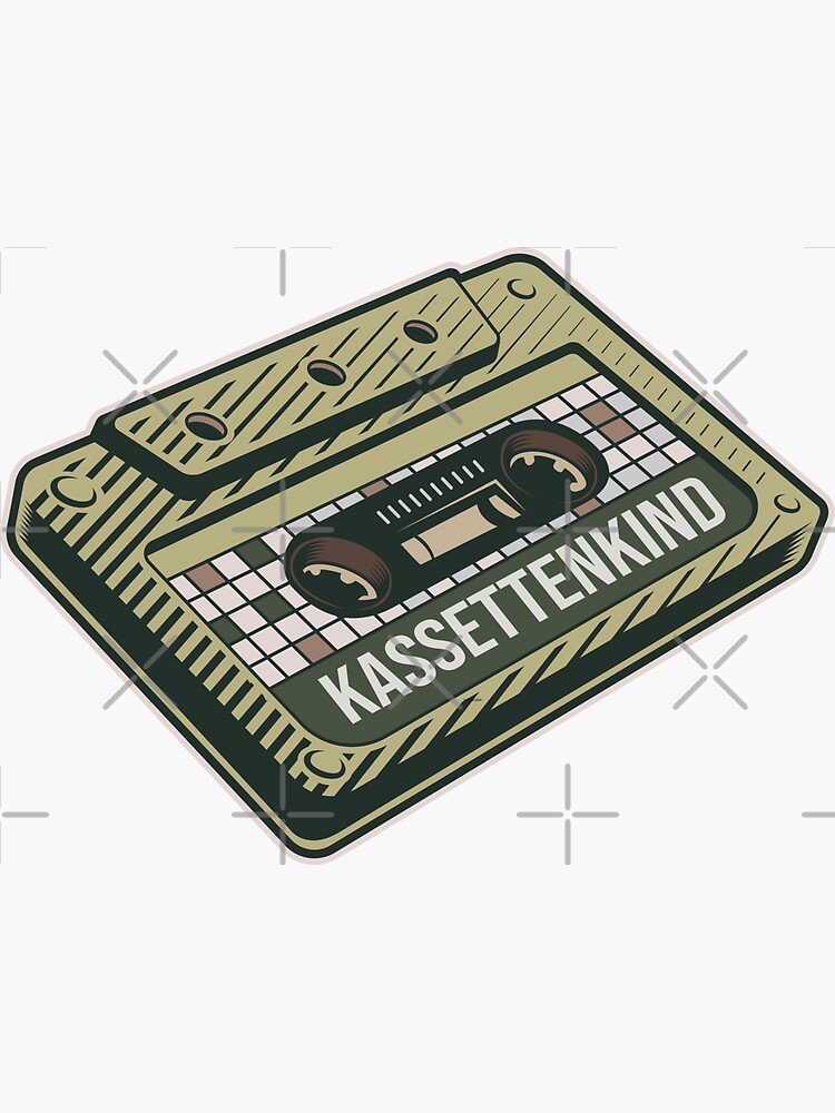 "Cassette kid old school" Sticker for Sale by Cleo089 Redbubble