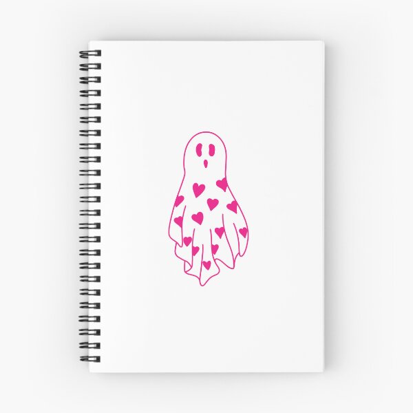 Item preview, pink heart bedsheet ghost designed and sold by rosecolashop.
