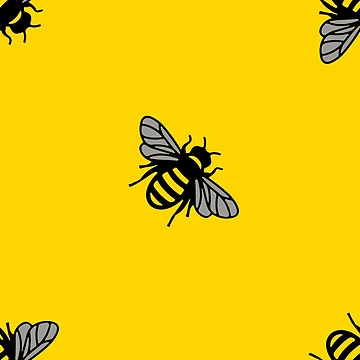 Artwork thumbnail, Bee pattern by ModSupporters
