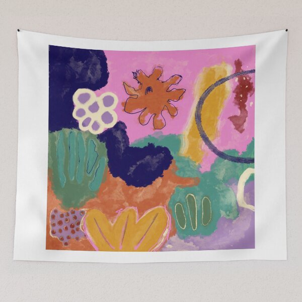 Item preview, Abstract flowers designed and sold by emayaartstudio.