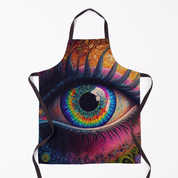 Artikelvorschau, großes buntes psychedelisches Auge entworfen und verkauft von Junkerz.
